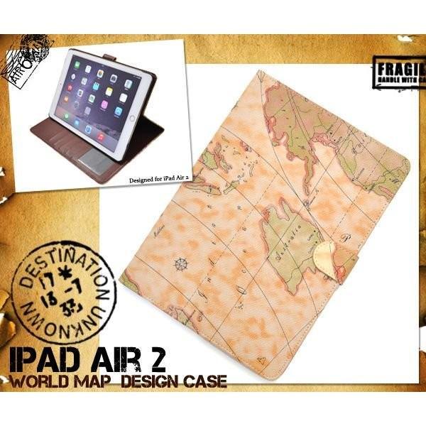 iPadケース iPad Air 2 ケース カバー ワールドデザインケース for Apple i...