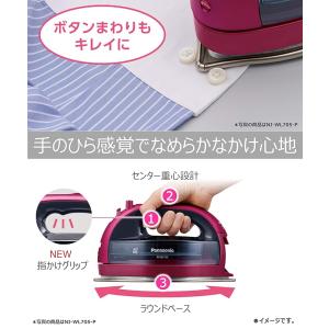 パナソニック コードレススチームWヘッドアイロ...の詳細画像2