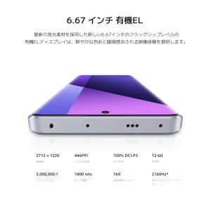 シャオミ(Xiaomi) SIMフリースマート...の詳細画像2