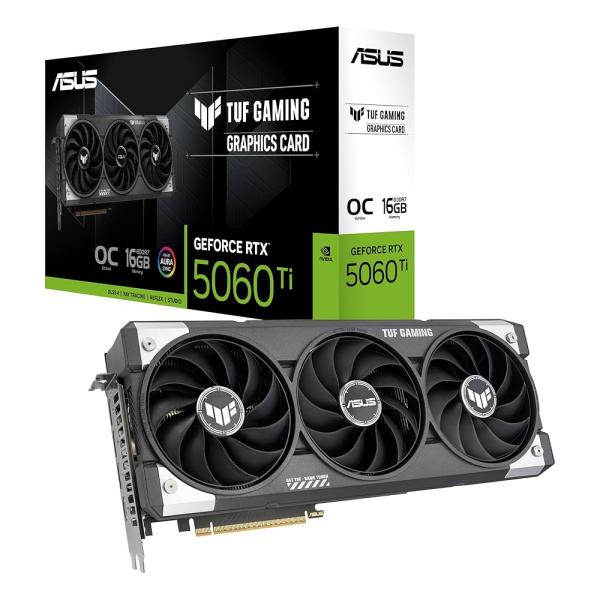 ASUS NVIDIA GeForce RTXTM 5060Ti ビデオカード 16GB PCIE ...