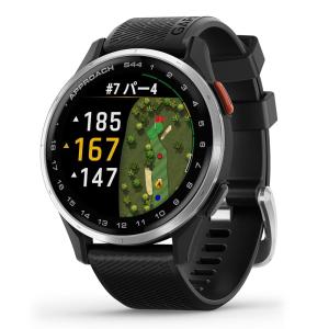 ガーミン(GARMIN) Approach S44 Black ゴルフに特化したゴルフGPSウォッチ 軽量設計 AMOLEDタッチディスプレイ