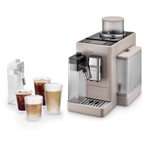 デロンギ 全自動コーヒーマシン リヴェリア ラテクレマクールアップグレードセット 全16メニュー 豆挽き コーヒーメーカー エスプレッソマシン サンドベージュ