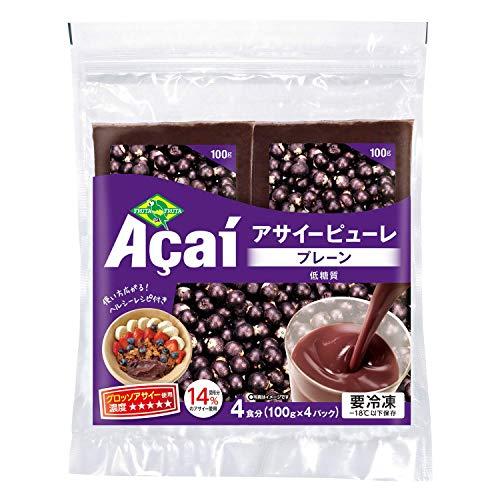 フルッタフルッタ アサイー 冷凍ピューレ 1200g(400g×3袋)