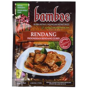 Bamboe - は、rendang - インドネシアのドライカレーペースト - インドネシアのインスタントスパイス - 6 x 1.2オンス/36の商品画像