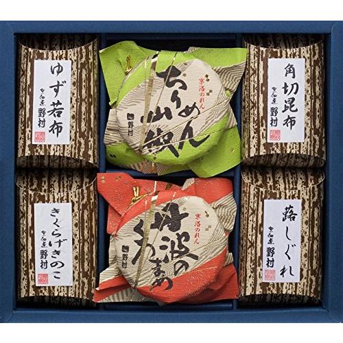 野村佃煮 【京佃煮６品詰合せ】 京のにぎわいＴＲ-30