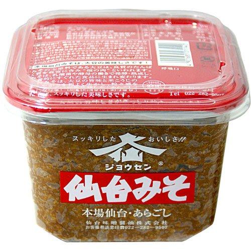 ジョウセン 仙台みそ 1カップ 750g×6個 【東北支援、被災地特産品】