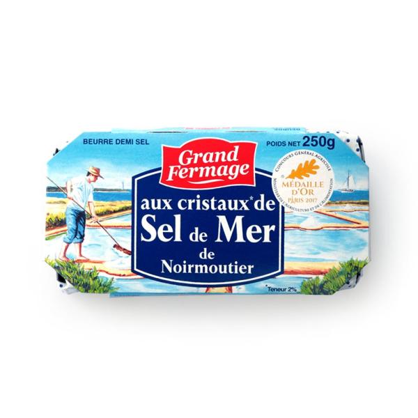 フランス産発酵バター セル・ドゥ・メール２５０ｇ（粗塩入りバター）