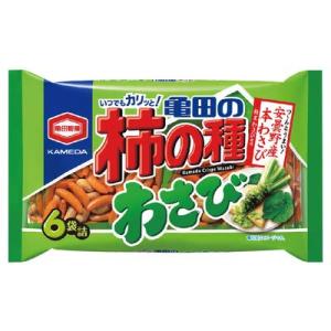 亀田製菓 亀田の柿の種わさび6袋詰 182g×12袋