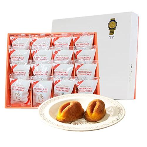 お月見 敬老の日 寿製菓 白ウサギフィナンシェ (16ヶ入) 焼き菓子 洋菓子ギフト 送別 退職 卒...