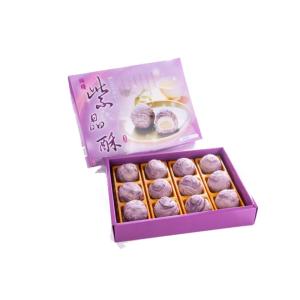 《Duntai ヅンタイ》紫晶酥-タロイモ大福ケーキ（12入） 《台湾 お取り寄せ土産》 [並行輸入品]の商品画像