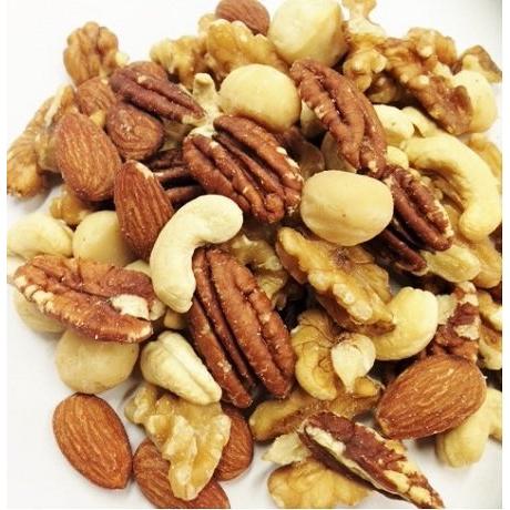 無塩 5種類ミックスナッツ 1ｋg (素焼きアーモンド.生クルミ.素焼きカシュナッツ.マカデミアナッ...