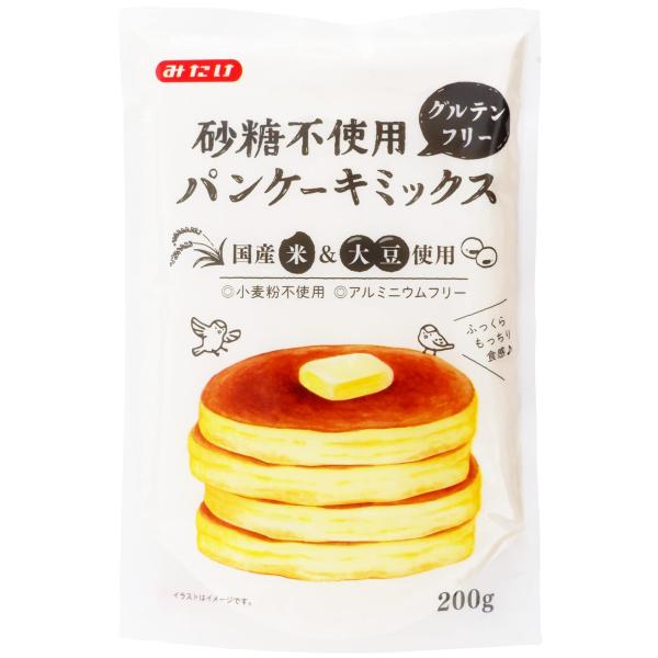 みたけ 砂糖不使用パンケーキミックス 200g×12個セット