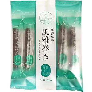 海苔菓子 風雅巻き小袋入 醤油ピスタチオ 6本の商品画像