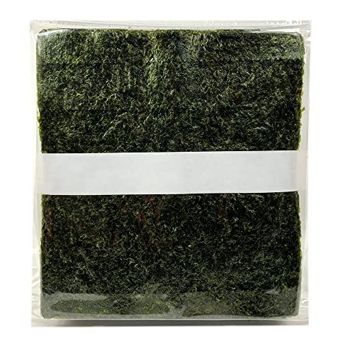 【Amazon.co.jp限定】焼き海苔日本産全型100枚 便利なチャック付き【ご奉仕品】