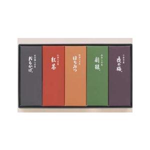 【各種掛け紙】とらや羊羹 （5本入り） ショップ袋付き