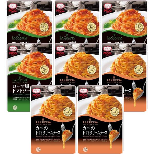 【セット商品】MCC パスタソース トマトソース2種 8個アソート