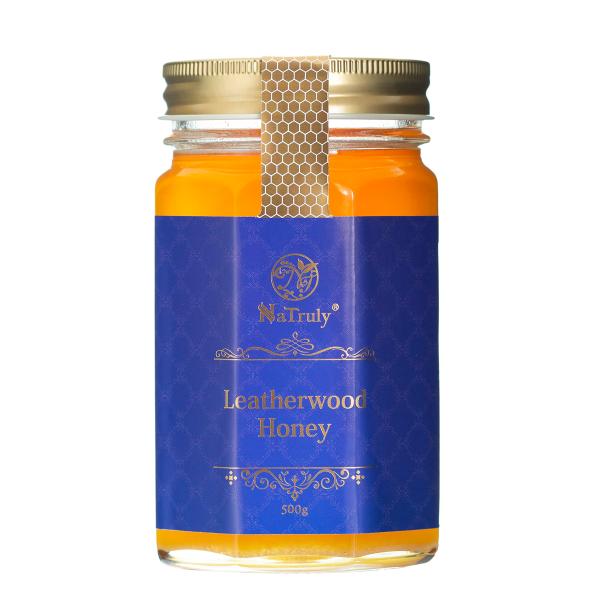NaTruly（ナトゥリー） レザーウッドハニー 500g 非加熱 はちみつ タスマニア産 瓶