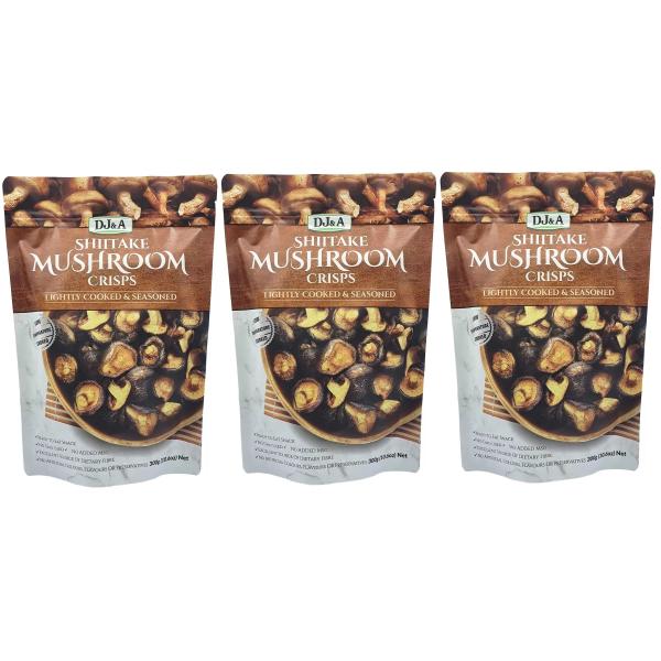 3個セット 人志松本の酒のツマミになる話 DJ＆A しいたけマッシュルームクリスプ シイタケマッシュ...