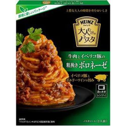 ハインツ 大人むけのパスタ 牛肉とイベリコ豚の粗挽きボロネーゼ 130g×10箱入