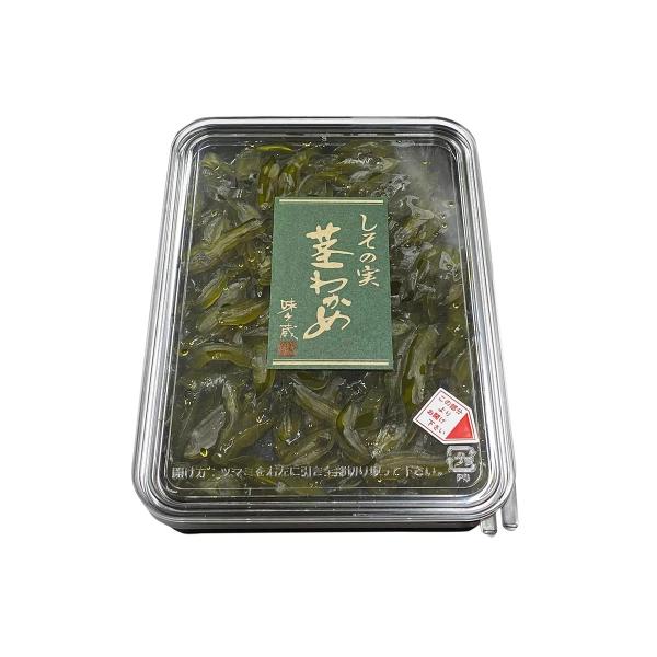 井上商店 しその実 茎わかめ 70g （パック） 国産 しそ風味 佃煮 ご飯のお供 コリコリ食感