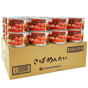 STONE ROLLS（ストンロルズ） さばめんたい 国産 150g (24缶セット)