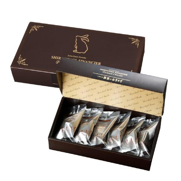 白ウサギフィナンシェ プレミアムショコラ 6個入×2 洋菓子