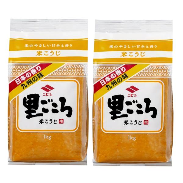 ニビシ醤油 里ごころ 米こし ガゼット 500g×2袋