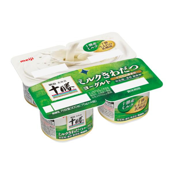 明治 北海道十勝ミルクきわだつヨーグルト 75g×4個×6パック 【クール便】【Amazon.co....