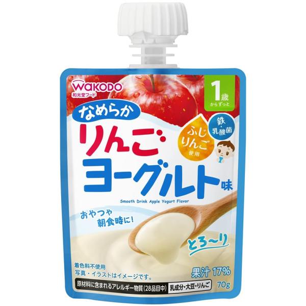 和光堂 １歳からのＭＹジュレドリンク なめらかりんごヨーグルト味 70g×12個
