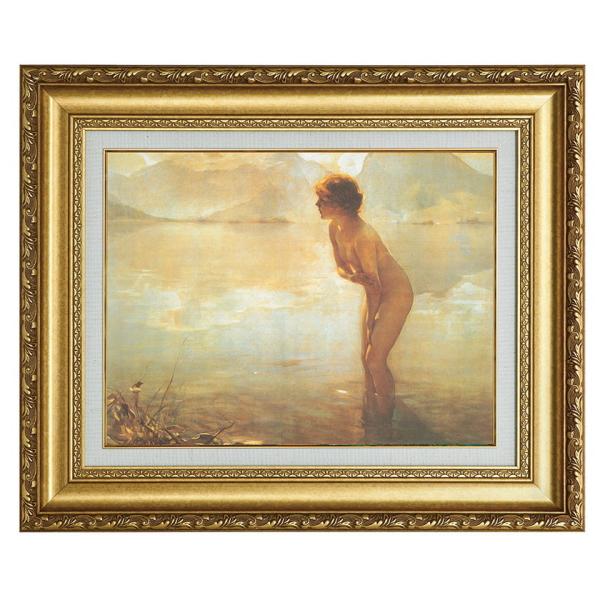 ポール・シャバ 9月の朝 立体複製名画 絵画 額付き インテリア アートの友社