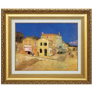 ゴッホ クロー平野の収穫風景 6号 立体複製名画 額付き 壁掛け 有名