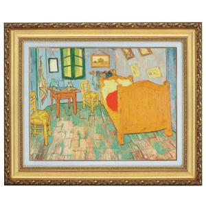 ゴッホ 糸杉と星の見える道 4号 立体複製名画 額付き 壁掛け 有名画家