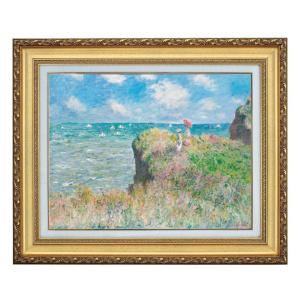 モネ 睡蓮 10号 立体複製名画 額付き 壁掛け 有名画家 大きい リビング