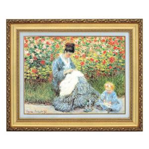 ピサロ絵画 カミーユ・ピサロ ポントワーズ近くの村 6号 立体複製名画