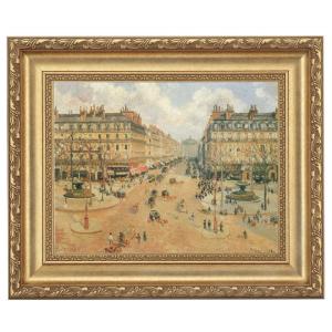 ペーテル・ニコライ・アルボ 荒野の群馬 4号 立体複製名画 額付き