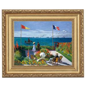 モネ 秋のアルジャントゥイユ 4号 立体複製名画 額付き 壁掛け 有名