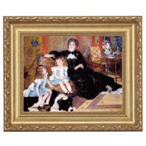 ルノワール ルノアール 長い髪の浴女 10号 立体複製名画 レプリカ 額