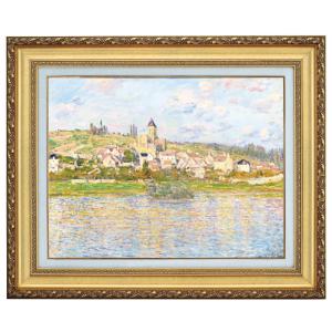 クロード・モネ「秋のアルジャントゥイユ」複製画　額入り世界名画　印象派　風景画 アルジャントゥイユの秋 【6号】 クロード・モネ 【 額縁が