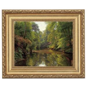 ドミニク・アングル アングル 泉 立体複製名画 額付き 壁掛け 有名画家