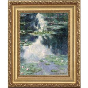 モネ 睡蓮 ジヴェルニーの日本の橋 6号 複製名画 絵画 ジクレー