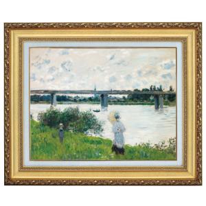 モネ 秋のアルジャントゥイユ 4号 立体複製名画 額付き 壁掛け 有名