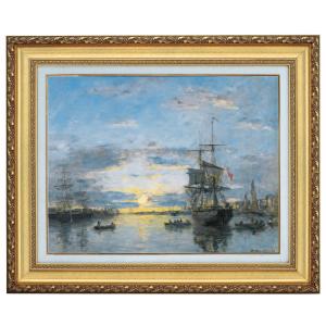 ポール・シャバ 9月の朝 立体複製名画 絵画 額付き インテリア アート