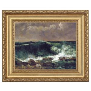 ルノワール 眠る裸婦 4号 立体複製名画 レプリカ 額付き 美術品 絵画
