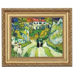 ゴッホ 薔薇 花瓶のバラ 4号 立体複製名画 額付き 壁掛け 有名画家