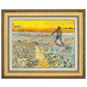 ルノワール テラスにて 4号 サイズ 立体複製名画 絵画 額付き