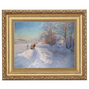 ドミニク・アングル アングル 泉 立体複製名画 額付き 壁掛け 有名画家