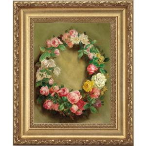 Renoir ルノワール 春の花束 絵画 複製画 複製名画 額縁 額付き 花 ルノワール 絵画 春の花束 送料無料 【複製】【美術印刷】【世界の名画