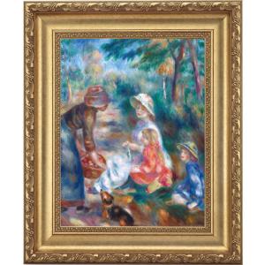 ルノワール 春の花束 春の花 4号 立体複製名画 美術品 レプリカ 絵画