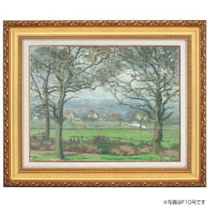 ピサロ 画家 カミーユ・ピサロ ポントワーズ近くの村 4号 立体複製名画