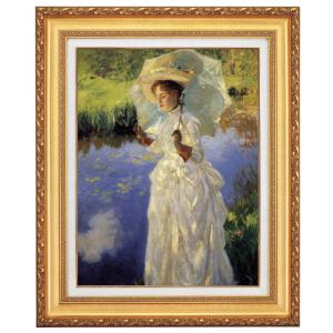 グスタフ・クリムト 接吻 4号 立体複製名画 美術品 レプリカ 絵画 額